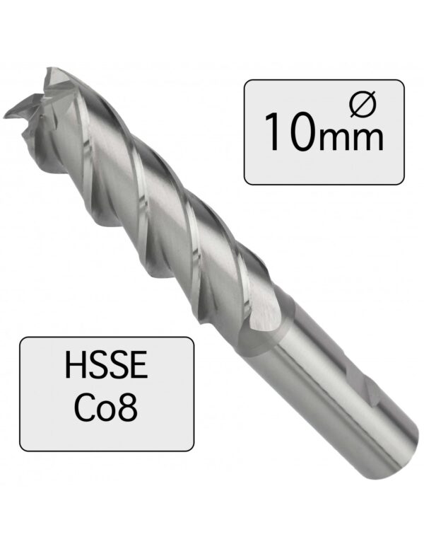 10 x 45 mm Frez trzpieniowy HSSE Co8 długi