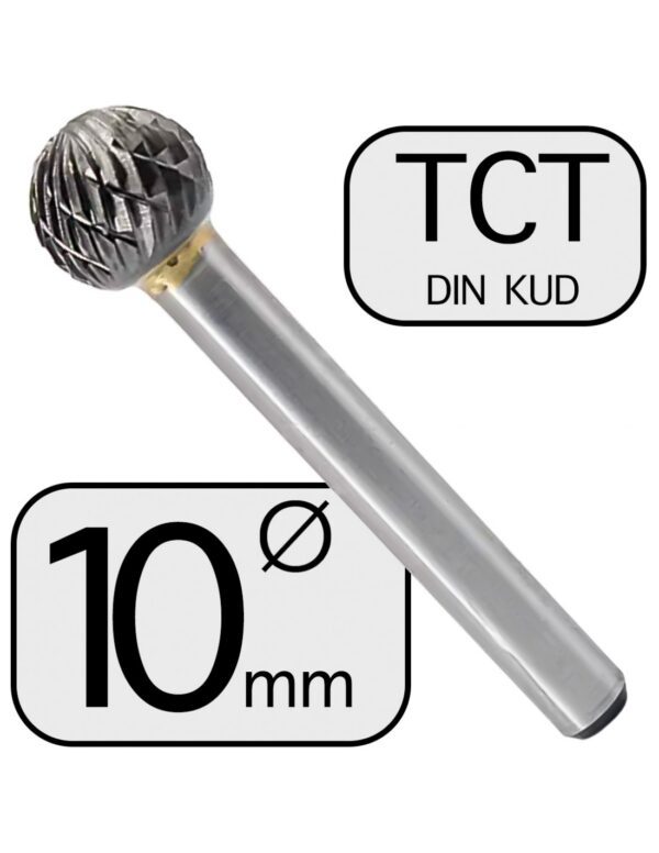 10 mm Pilnik Obrotowy KUD TCT Kulisty Professional