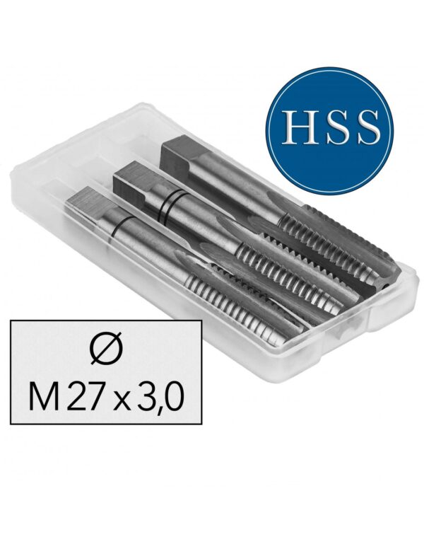 M27x3,0 Gwintownik Ręczny 3-Częściowy HSS