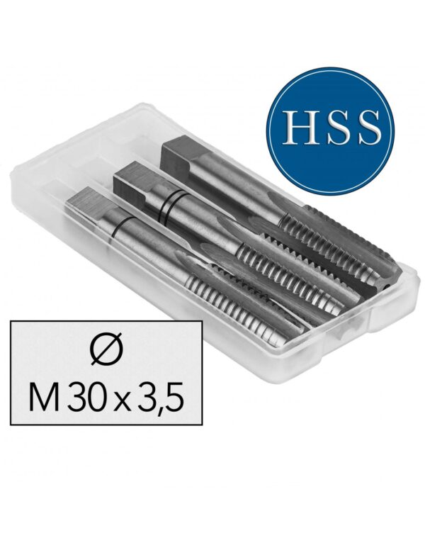 M30x3,5 Gwintownik Ręczny 3-Częściowy HSS