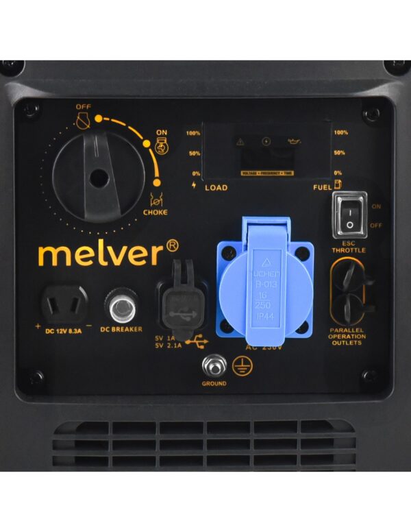 Agregat prądotwórczy przenośny jednofazowy Melver 3500W
